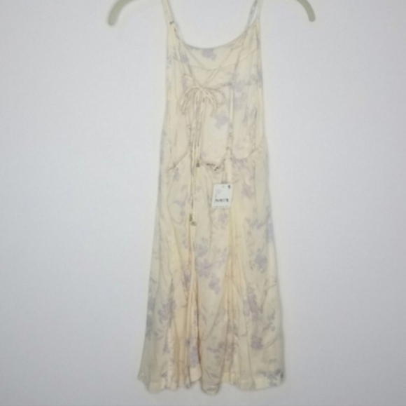 Free People Intimately In Control Ivory Mini Dress Size small NWT Floral Danity - Picture 4 of 6